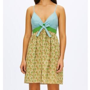 Anthropologie Lauren Moffatt Sleeveless Babydoll Dress Size 2